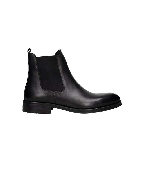 بوت چرم مردانه طبی مشکی برتونیکس Berttonix کد ES-۴۰۵۵