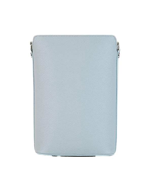 کیف چرم دوشی زنانه آبی برتونیکس Berttonix کد 4042