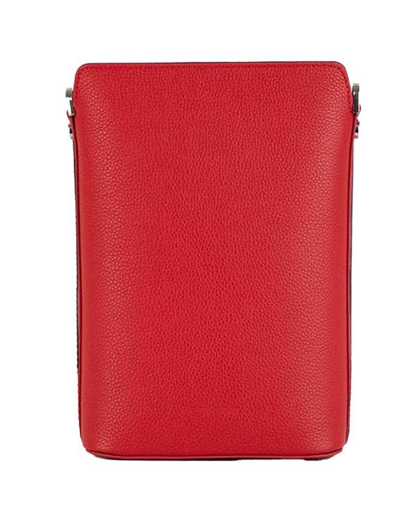 کیف چرم دوشی زنانه قرمز برتونیکس Berttonix کد 4042