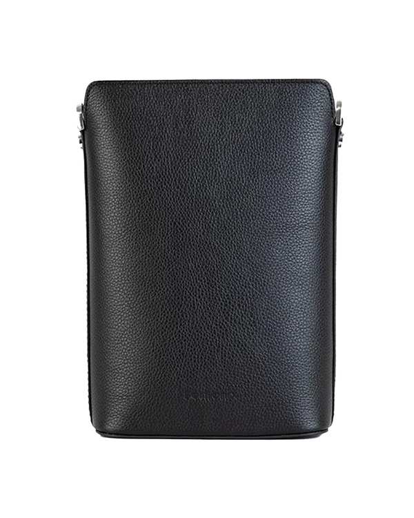 کیف چرم دوشی زنانه مشکی برتونیکس Berttonix کد 4042