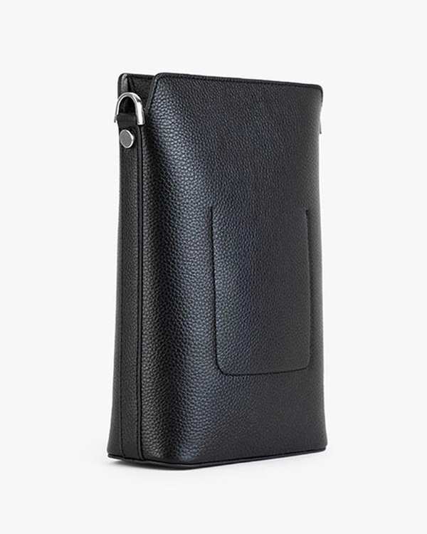 کیف چرم دوشی زنانه مشکی برتونیکس Berttonix کد 4042 - تصویر 3