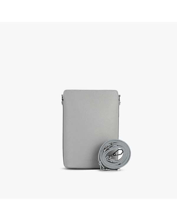 کیف چرم دوشی زنانه طوسی برتونیکس Berttonix کد 4042 - تصویر 6