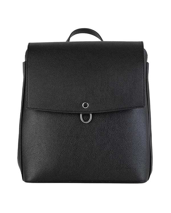 کوله پشتی چرم زنانه مشکی برتونیکس Berttonix کد 4043