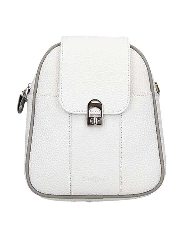 کیف دوشی زنانه سفید برتونیکس Berttonix کد 1020