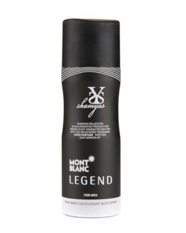 اسپری مردانه شمیاس Shamyas مدل Mont Blanc Legend حجم 200ml