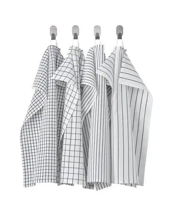 دستمال آشپزخانه نخ پنبه ایکیا Ikea بسته 4 عددی