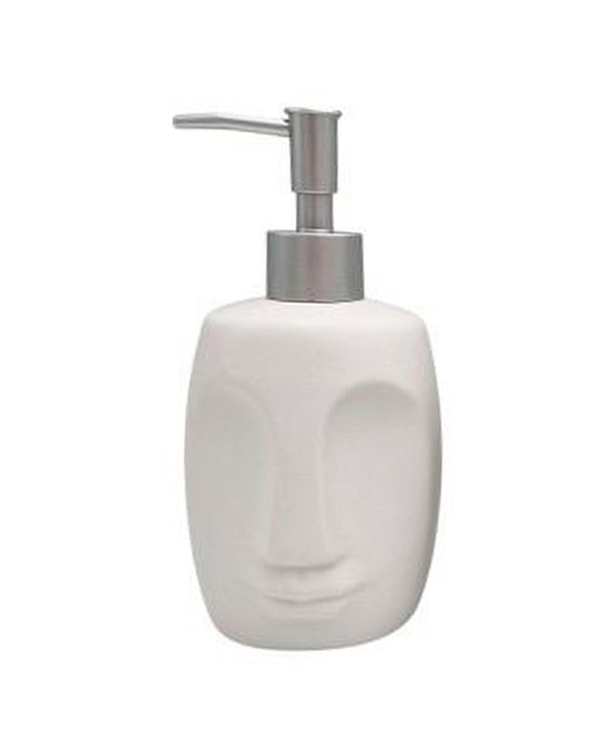 پمپ مایع دستشویی سفید طرح صورت
