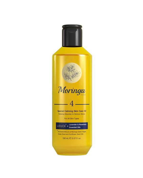 روغن آرامش بخش پوست مورینگا امو Moringa Emo شماره 4 حجم 150ml