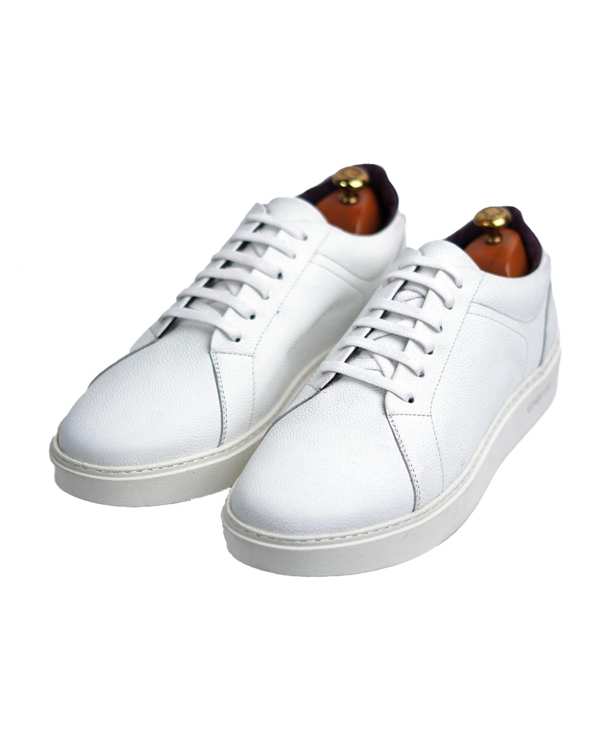 کفش چرم مردانه کژوال فلوتر سفید گابیانی Gabiani مدل زدات کد Z706