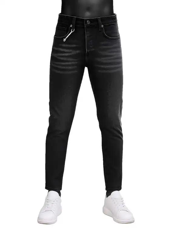 شلوار جین مردانه مام فیت زغالی دیورسو Diverso کد 4812