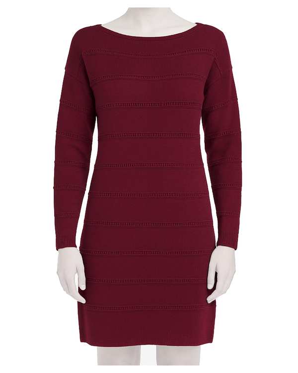 پیراهن بافت زنانه زرشکی سوپردرای Superdry کد 6016000