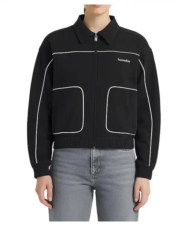 سویشرت زنانه مشکی سوپردرای Superdry کد 6616005