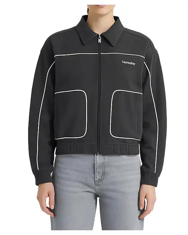 سویشرت زنانه طوسی تیره سوپردرای Superdry کد 6616005