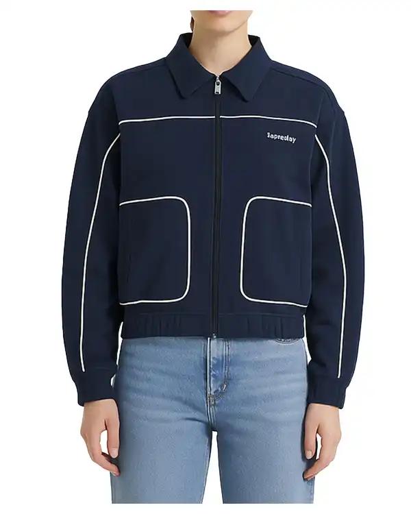 سویشرت زنانه سرمه ای سوپردرای Superdry کد 6616005