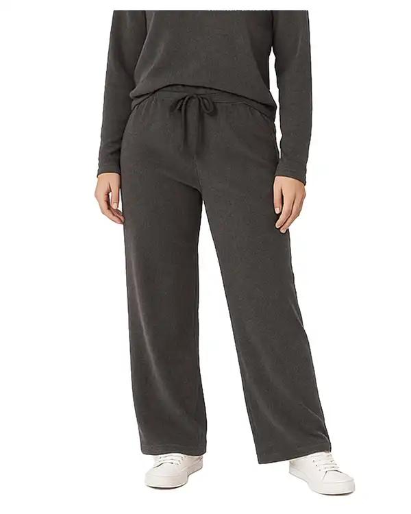 شلوار زنانه بگ مخمل طوسی سوپردرای Superdry کد 6036003