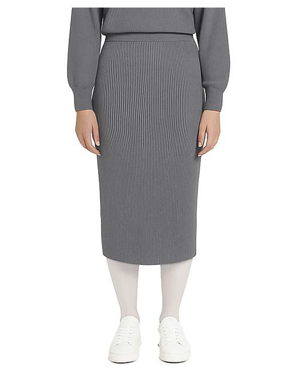 دامن زنانه بافت طوسی سوپردرای Superdry کد 6086000