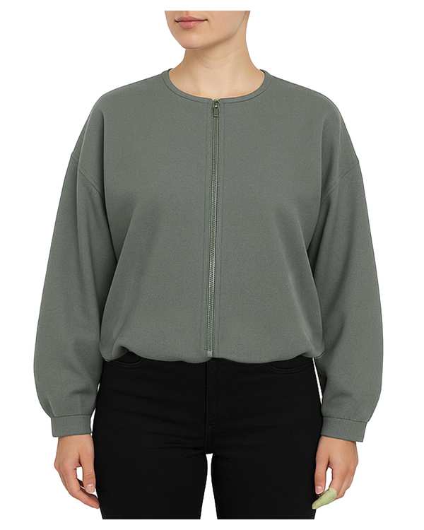 سویشرت زنانه سبز سوپردرای Superdry مدل بامبر کد 6616003