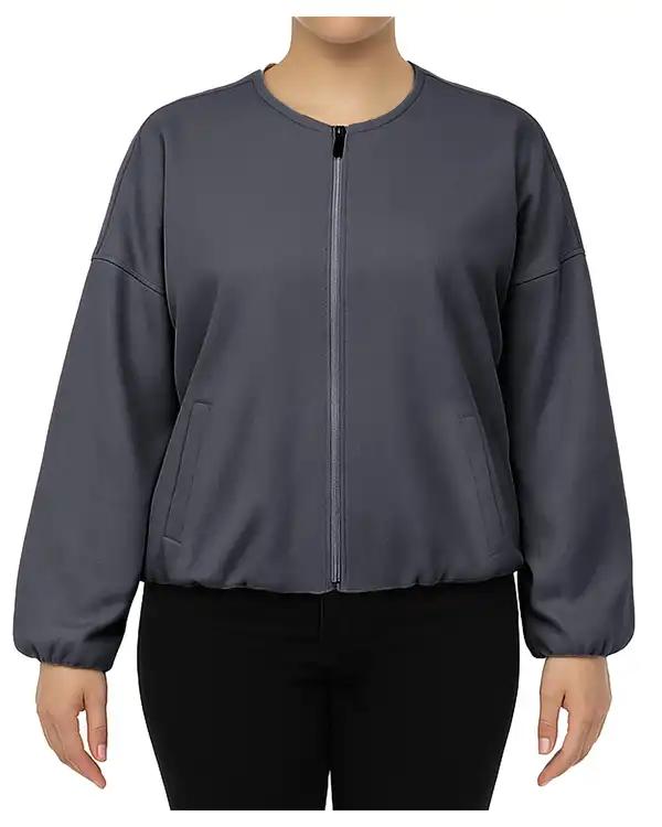 سویشرت زنانه زغالی سوپردرای Superdry مدل بامبر کد 6616003