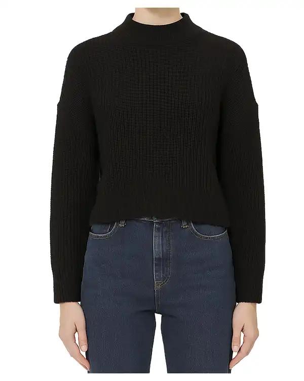 پلیور زنانه یقه 5 سانت مشکی سوپردرای Superdry کد 6626000