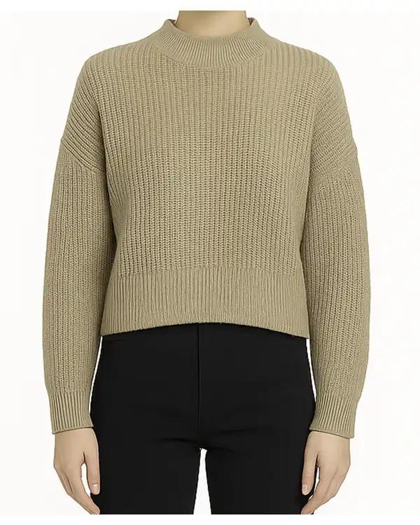 پلیور زنانه یقه 5 سانت سبز سوپردرای Superdry کد 6626000