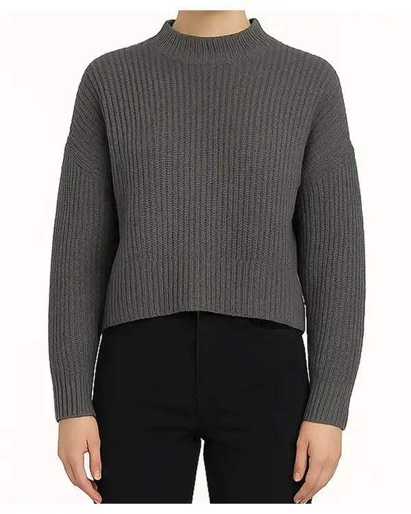 پلیور زنانه یقه 5 سانت طوسی سوپردرای Superdry کد 6626000