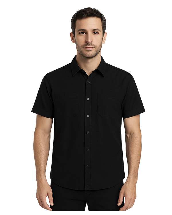 پیراهن مردانه آستین کوتاه مشکی سوپردرای Superdry کد M13S53303C