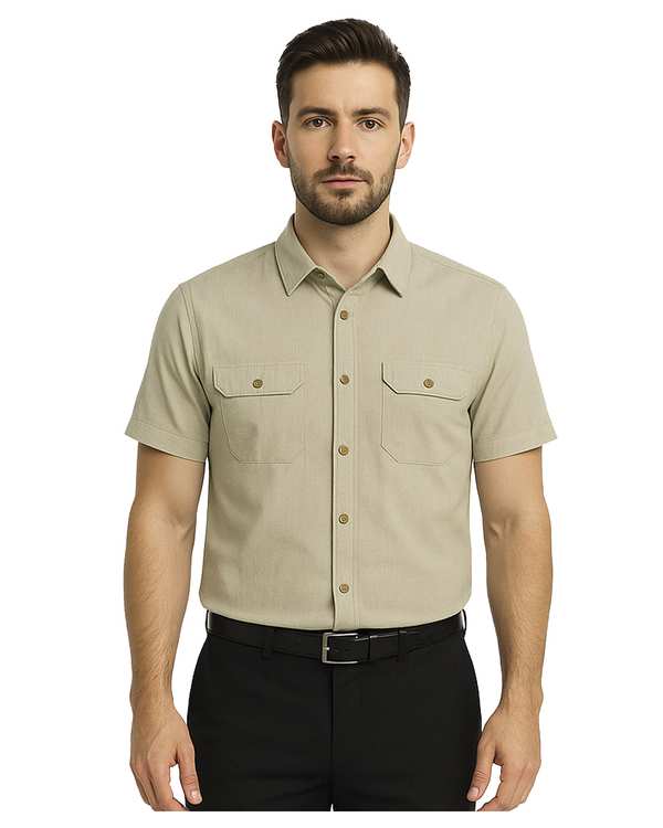 پیراهن مردانه آستین کوتاه سبز سدری سوپردرای Superdry کد M13S53303C