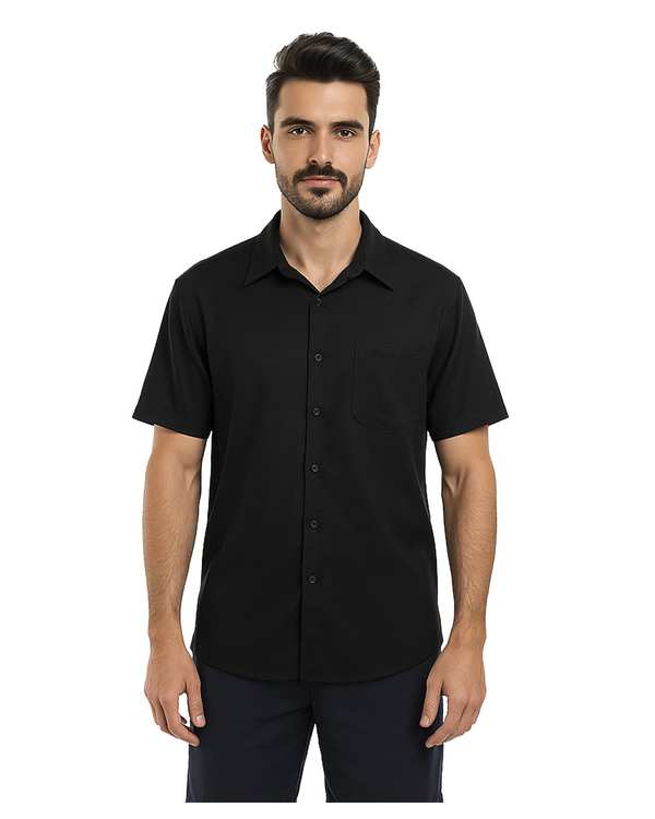 پیراهن مردانه آستین کوتاه مشکی سوپردرای Superdry کد M13S55001C