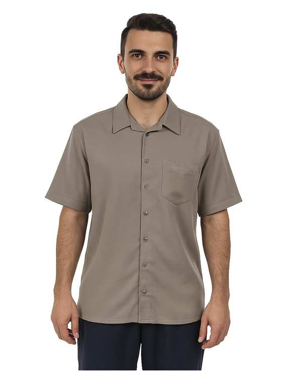 پیراهن مردانه آستین کوتاه خاکی سوپردرای Superdry کد M13S55001C