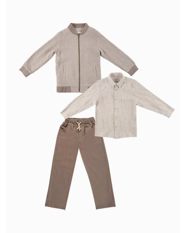 ست سه تکه لباس پسرانه فیورلا Fiorella مدل یاشار 3 کد 45531