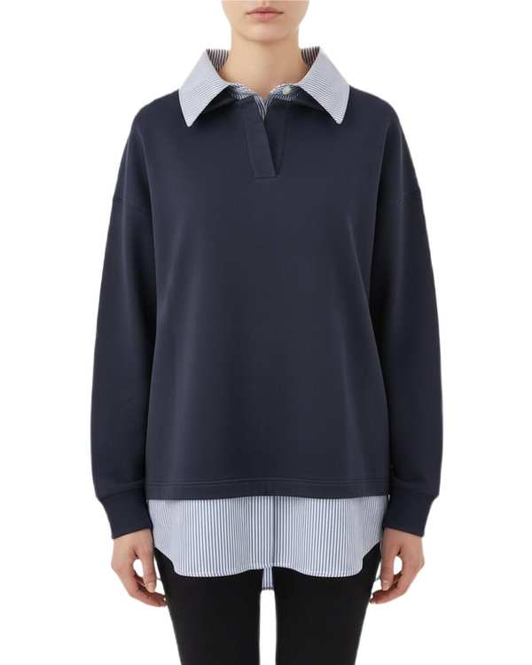 بلوز زنانه دورس سرمه ای سرژه Serge کد 243115