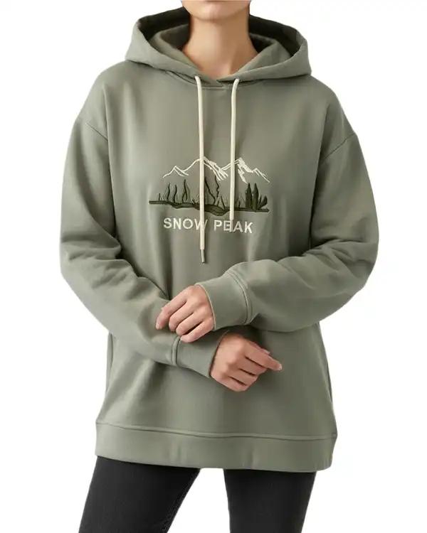 هودی زنانه کلاه دار سبز سدری سرژه Serge کد 247102