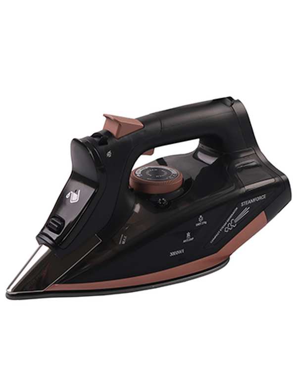 اتو بخار دستی مشکی رز گلد کاخلر kahler مدل KH-814-B