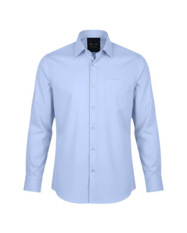 پیراهن مردانه مجلسی کلاسیک آبی روشن یوسف Yoosef کد 303006