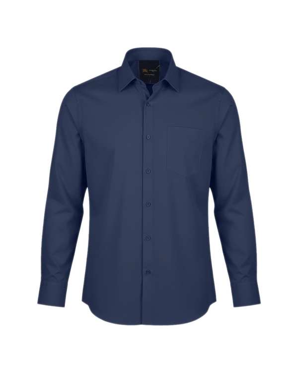 پیراهن مردانه مجلسی کلاسیک سرمه ای یوسف Yoosef کد 303006