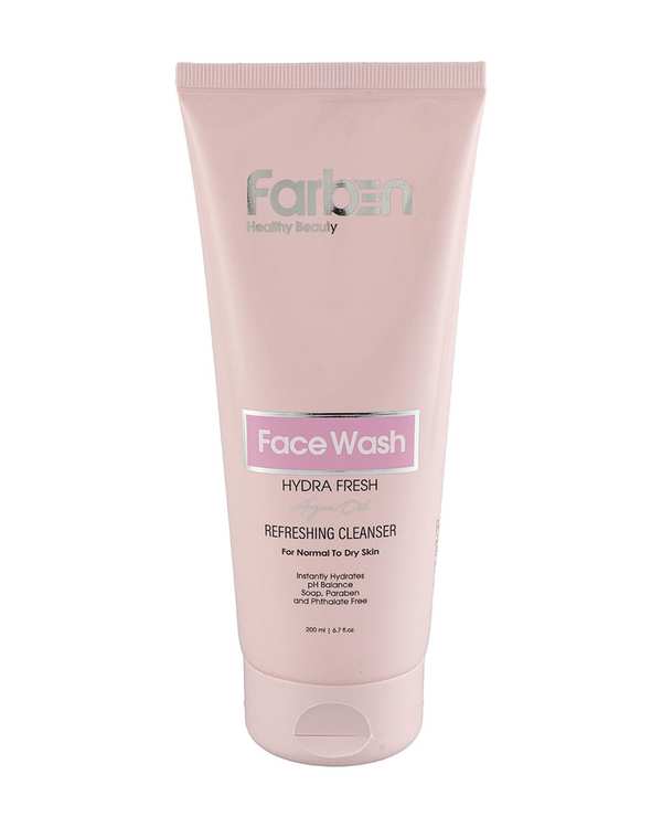 ژل شستشوی صورت فاربن Farben حاوی روغن آرگان حجم 175ml