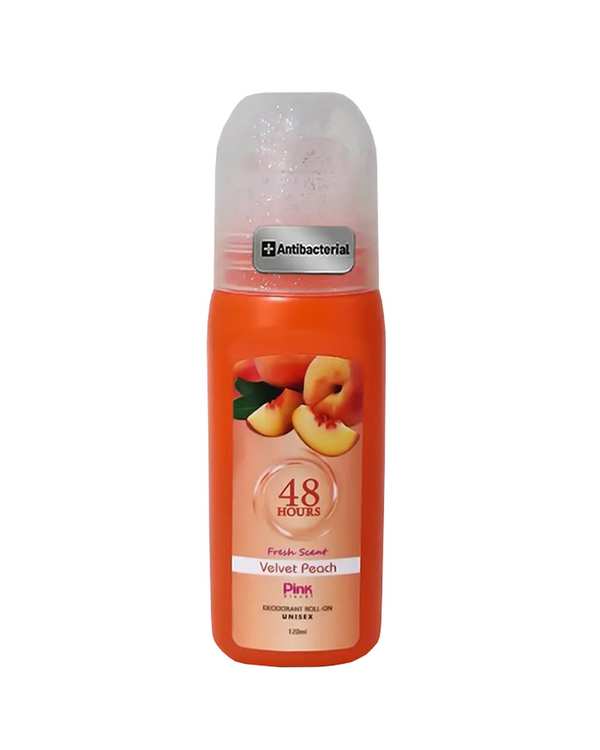 مام رول ضد تعریق پینک ویژوآل Pink Visual مدل Velvet Peach حجم 120ml