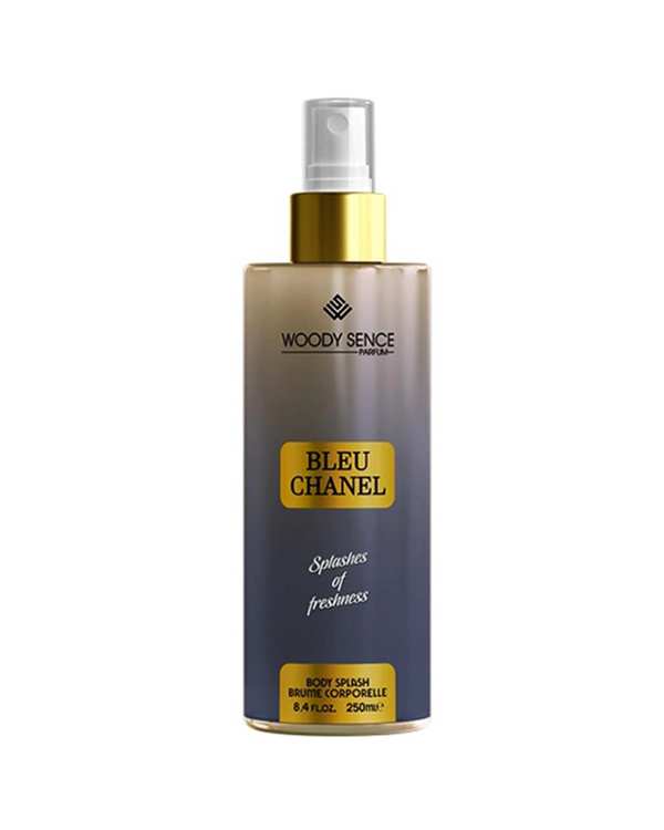 بادی اسپلش مردانه وودی سنس Woody Sence مدل بلو شنل Bleu De Chanel حجم 250ml