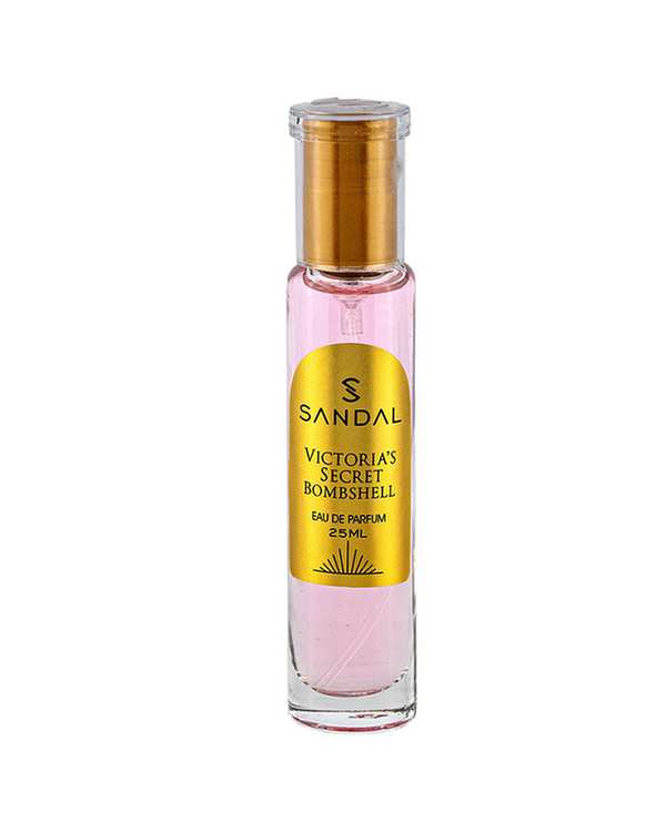 عطر جیبی زنانه صندل Sandal مدل ویکتوریا سکرت بامبشل Victorias Secret Bombshell حجم 25ml
