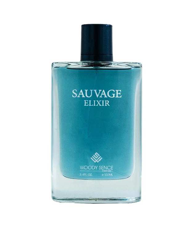 عطر مردانه وودی سنس Woody Sence مدل ساواج الکسیر Sauvage Elixir حجم 100ml
