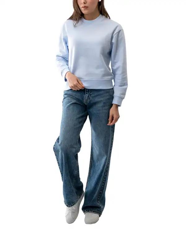 سویشرت زنانه آبی روشن آر ان اس RNS کد 11032564