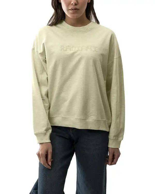 تی شرت آستین بلند زنانه لیمویی آر ان اس RNS کد 11032604