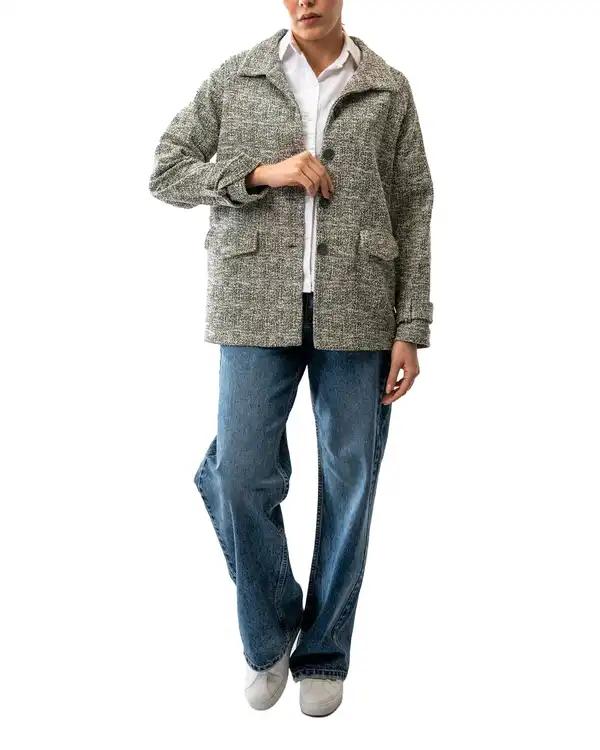 پالتو زنانه سبز آر ان اس RNS کد 11192448