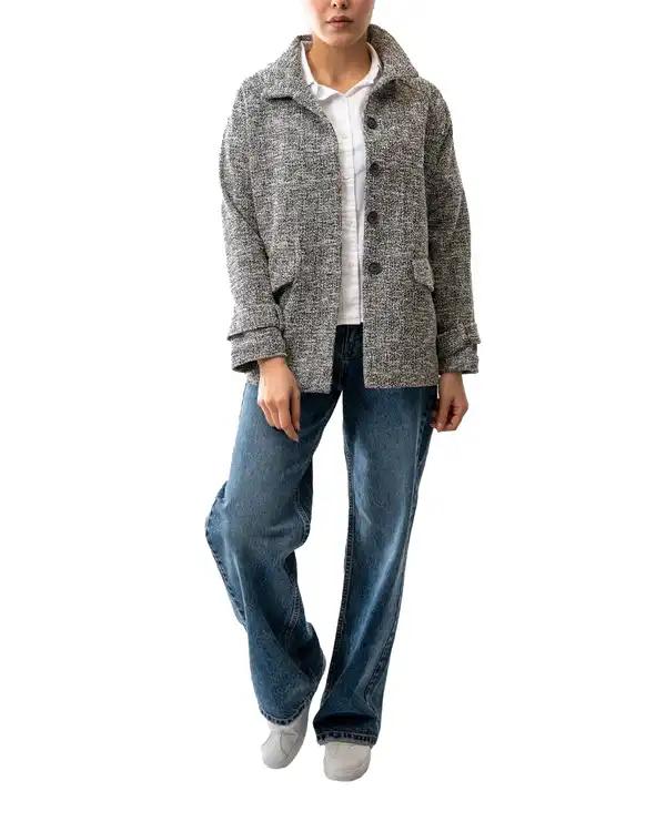 پالتو زنانه مشکی آر ان اس RNS کد 11192448