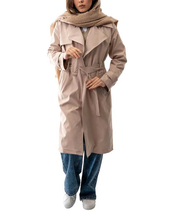 بارانی بلند زنانه کرم آر ان اس RNS کد 11192520