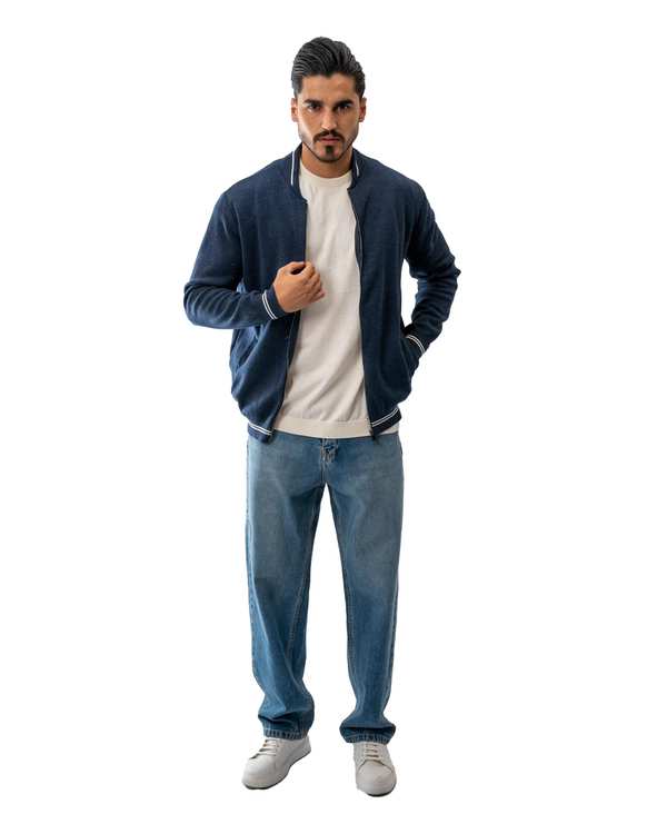 سویشرت مردانه آبی تیره آر ان اس RNS کد 12072605