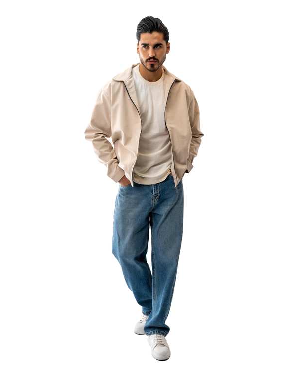 کت کتان مردانه کرم آر ان اس RNS کد 12122606