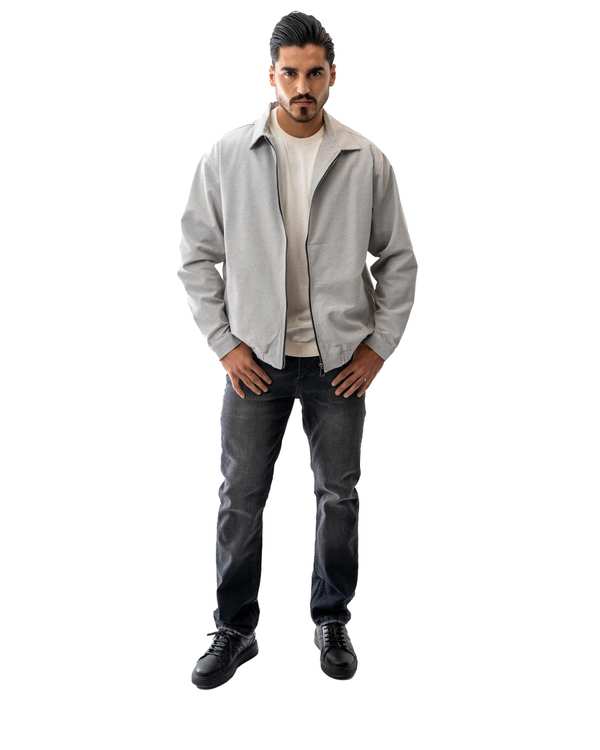 کت کتان مردانه طوسی روشن آر ان اس RNS کد 12122606