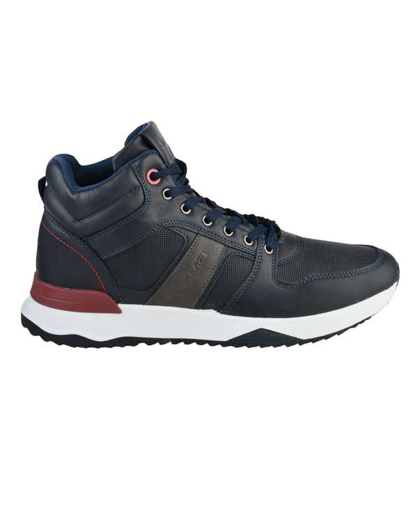 کفش مردانه ساقدار سرمه ای پاما Pama مدل پرسام PR211