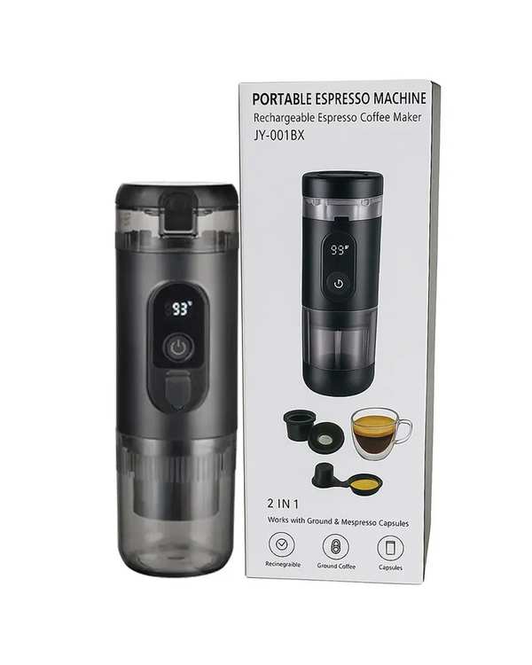 دستگاه اسپرسوساز شارژی قابل حمل مدل Portable espresso machine 2in1-JY-001BX - تصویر 5